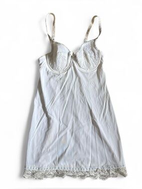 White slip dress
